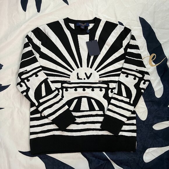 Louis Vuitton Merino Wool Jacquard Pullover - Picture 1 of 6